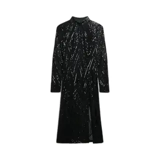 Halb_langes Kleid Mit Offenem Rücken Für Damen Superdry