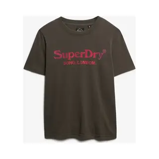 Superdry Venue Metallic Relaxed Tee Dames T-shirt