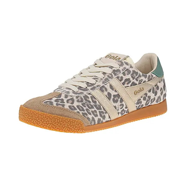 Gola Elan Safari Leopard Print Womens Trainers CLB866-Zy In A Plain Suede Leather In Size 8 thumbnail