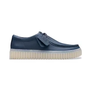Clarks Für Herren. 26176216 Lederschuhe Torhill Lo Navy (41), Wohnung, Schnürsenkel, Lässig, Marine