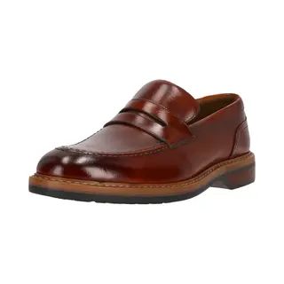 Clarks Aldwin Step Loafer Mid Tan Leather Loafers, slip Ons In Brown