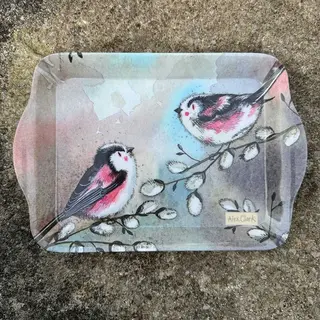 Alex Clark Sty06 Small Long Tailed Tits Tray
