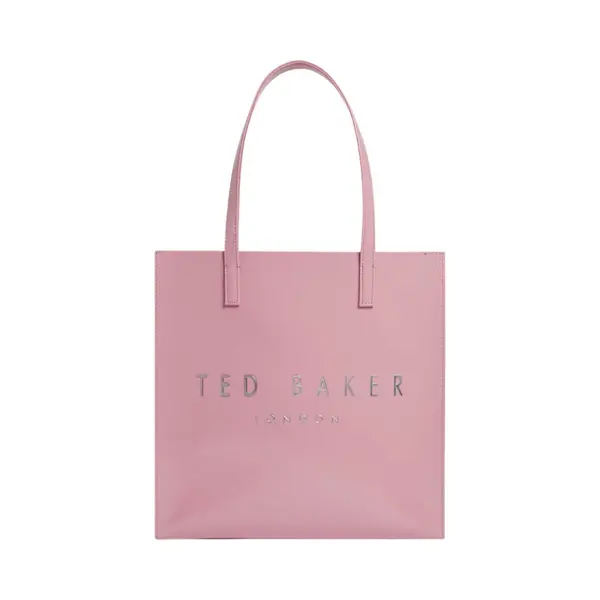 Ted Baker Shopper Crinkon Crinkle Large Icon Bag Pink Roze thumbnail