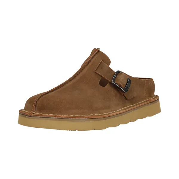 Clarks Mens Solsbury Mule Slide Sandal, Cola Suede, 7 Uk thumbnail