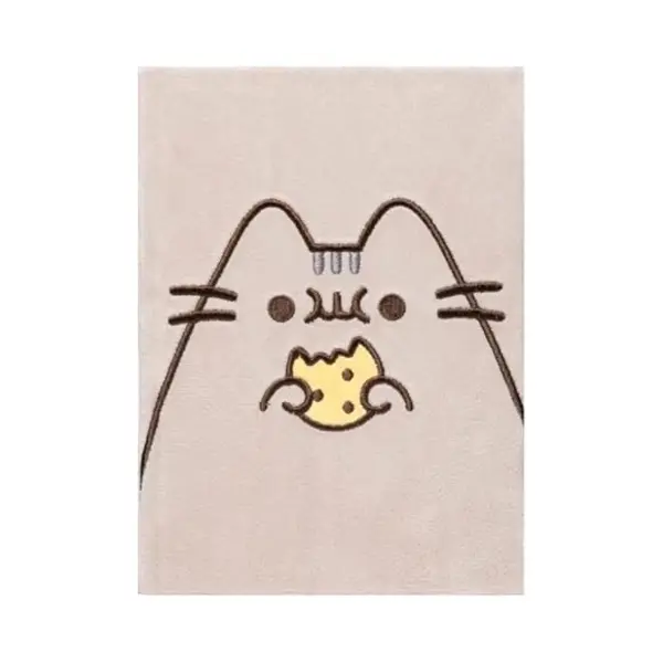 Pusheen the Cat Pusheen Verspieltes Plüsch-Notizbuch, A5, 22, 5 X 16, 5 X 2, 3 Cm, Grau/Weiß thumbnail