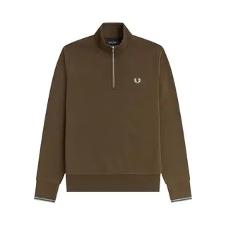 Fred Perry Fredperry Fp Sweatshirt Met Halve Rits - Fashion Wear - Volwassen