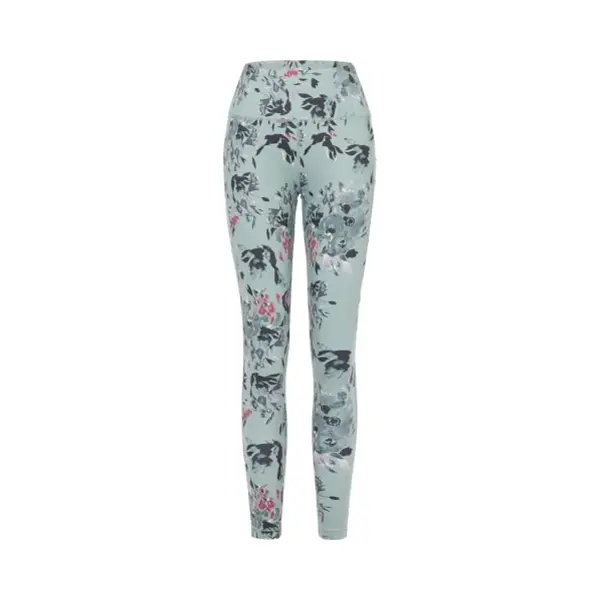 Dare 2b Women's Influential Ii Leggings Glacier Green Floral Print thumbnail