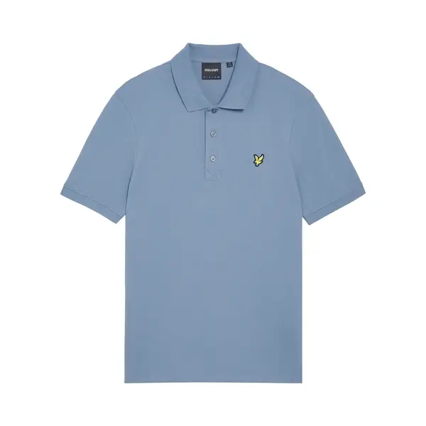 Lyle & Scott Plain Polo Shirt- Baumwoll Poloshirt Herren Kurzarm - Ein Einfaches, Kurzärmeliges Polohemd Herren Aus Hochwertiger Baumwolle 100%, thumbnail
