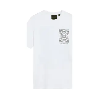 Lyle & Scott - Shirt Wit Lyle&scott Sunshine Inn Graphic T-shirts Wit Ts2307v