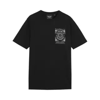 Lyle & Scott - Shirt Zwart Lyle&scott Sunshine Inn Graphic T-shirts Zwart Ts2307v