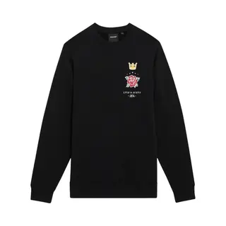 Round Neck Sweatshirt Lyle & Scott Rose And Crown Graphic