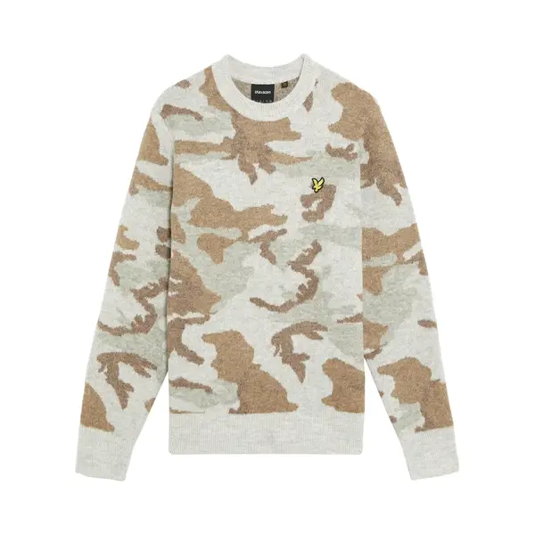 Lyle & Scott - Heren Pull - Maat Xl - Mannen - Creme - thumbnail