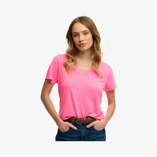 Superdry - Studios Slub T-shirt Met Borduursel - Dames - T-shirts