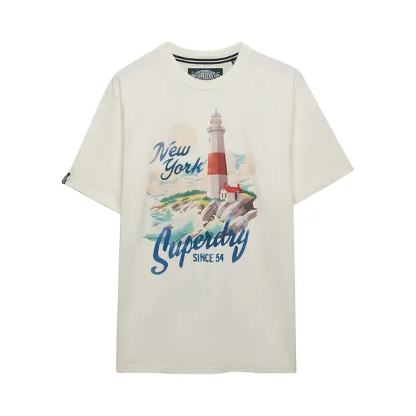 Superdry For Man. M1012355A Matitime Loose T-shirt White (S), Casual, Cotton, Short Sleeve thumbnail