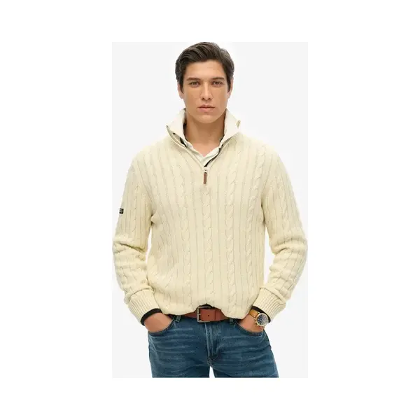 1/2 Zip Sweater Superdry Classic Cable thumbnail
