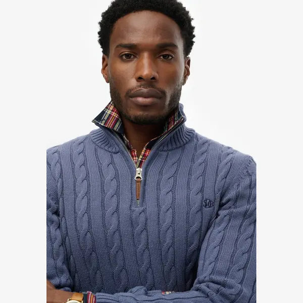 1/2 Zip Sweater Superdry Classic Cable thumbnail