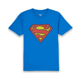 Dc Comics Dc Originals Official Superman Shield Men's T-Shirt - Royal Blue