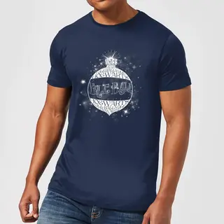 Original Hero Harry Potter Yule Ball Baubel Men's Christmas T-Shirt - Navy - Xxl