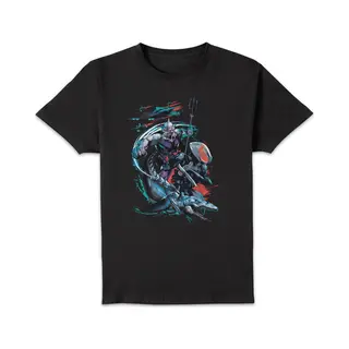 Dc Comics Aquaman Black Manta & Ocean Master Men's T-Shirt - Black