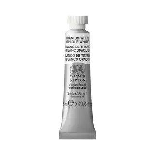 Winsor & Newton Professionelle Wasserfarben wasserbasierte Farbe Weiß 5 ml Tube 1 Stk.