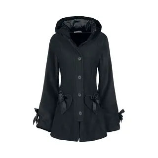 Poizen Industries Alison Coat Short Coat Black