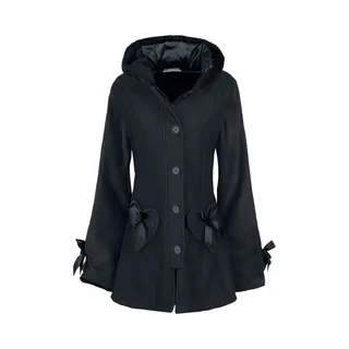 Poizen Industries Alison Coat Short Coat Black