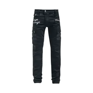 Chemical Black Anders Trousers Cloth Trousers Black