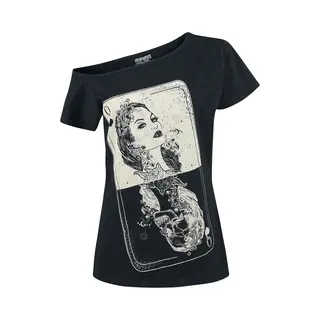 Heartless Tarot Top T-Shirt Black
