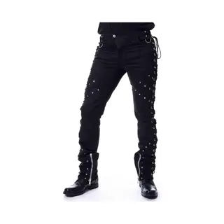 Vixxsin Hudson Heren Stoffen Broek - Zwart - W34L32