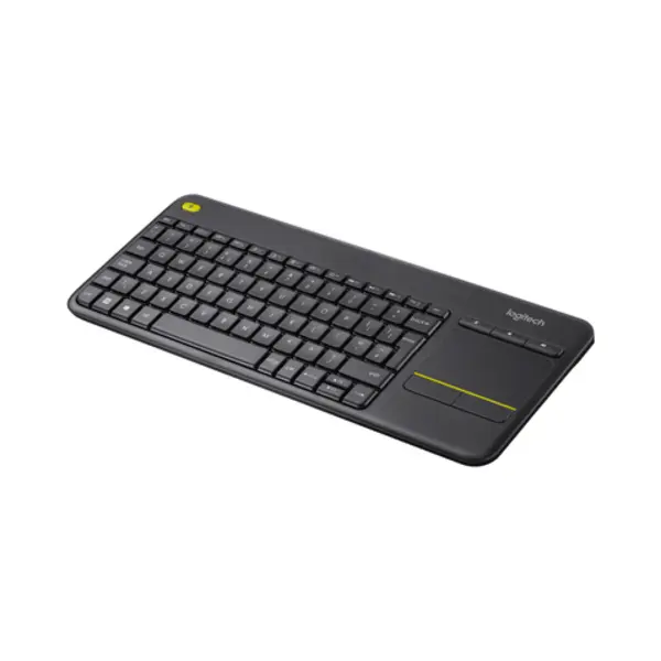 Logitech K400 Plus Tv toetsenbord Universeel Rf Draadloos Qwerty Us International Zwart thumbnail