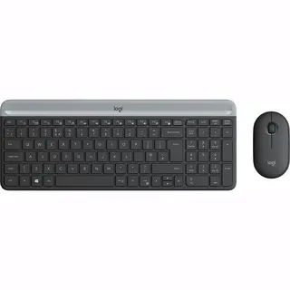 Logitech MK470 toetsenbord Inclusief muis Universeel Rf Draadloos Qwerty Us International Grafiet
