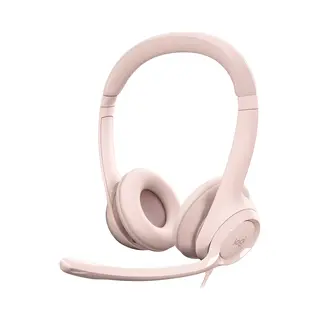 Logitech H390 Headset Bedraad Hoofdband Kantoor/callcenter Usb Type-A Roze