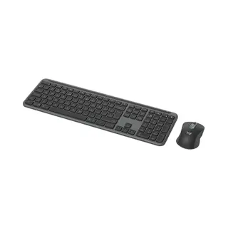 Logitech MK950 Signature Slim Tastatur Maus enthalten Büro Rf Wireless + Bluetooth Qwerty Us International Graphit