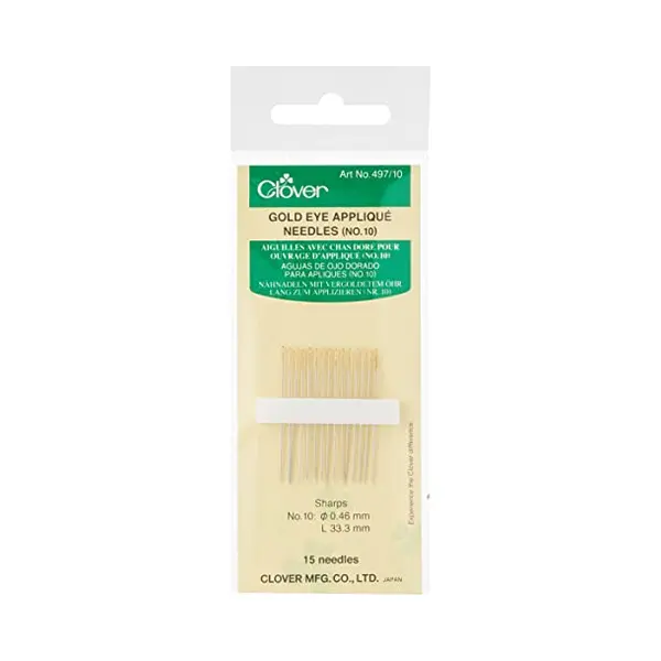 Clover Naald P/toegepaste Werk Nr. 10, Goud thumbnail