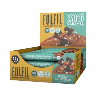 Fulfil Nutrition Protein Bar - Chocolate Caramel Seasalt - 20g Eiwit, 9 Vitaminen