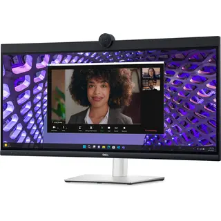 Dell P Series P3424WEB computer monitor 86.7 cm (34.1") 3440 x 1440 pixels 4K Ultra Hd Lcd Black