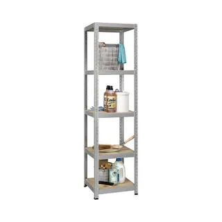Avasco Opbergrek Vierkant (Strong Cube Stellingrek) - 45x45x176 - Stellingkast Met 5 Legborden