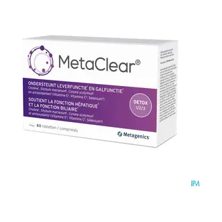 Metaclear Metagenics Tabletten - 60 Stuks