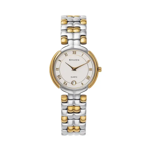 Shaon Herren Analog Quarz Uhr Mit Alloy Armband 36-8001-18 thumbnail