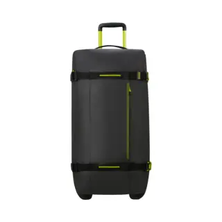 American Tourister Urban Track Duffle With Wheels Black/Lime