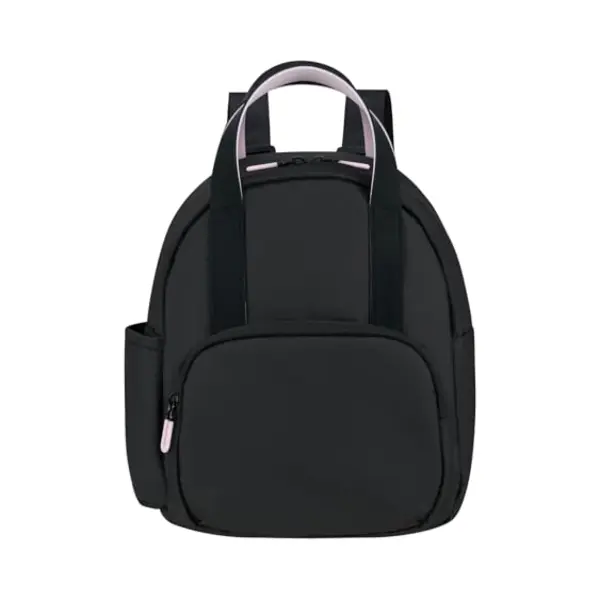 American Tourister Puffypop - Mini Rucksack Für Damen (35 Cm, 8.5 L) - Fach Für AirPods & Tablet - 2 Flaschenhalter - Schwarz thumbnail