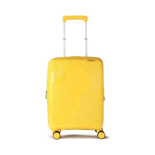 American Tourister Mickey Magic - Handgepäck Koffer 55 X 40 X 20/23 Cm - Hartschalen Kabinentrolley Für Ryanair, EasyJet & Die Meisten Airlines,