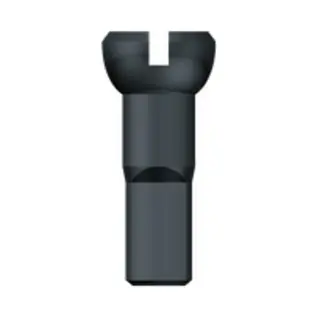 Sapim 14G Polyax Brass Spoke Nipples, Black, 16mm, Pack Of 100