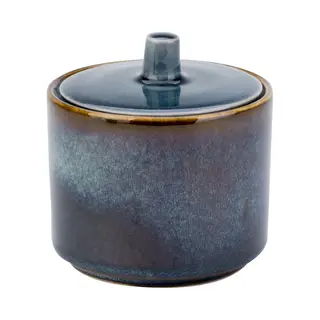 Cosy&Trendy Quintana Blue Suikerpot - D8 X H6.7-8, 5 Cm
