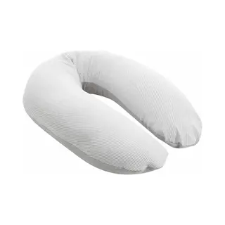 Doomoo Stillkissenbezug Für Stillkissen Buddy 180cm, Aus Bio-Baumwolljersey, Oeko-Tex® Standard 100, Classic Light Grey