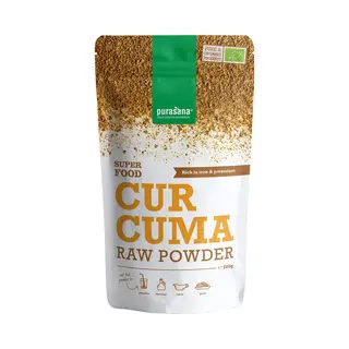 Purasana Super Spicy&Tea Bio Kurkuma Poeder 200 Gr