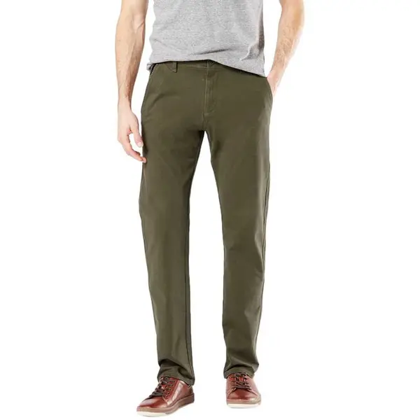 Dockers Herren Ultimate 360 Chino Slim, Army Olive, 33 32 thumbnail