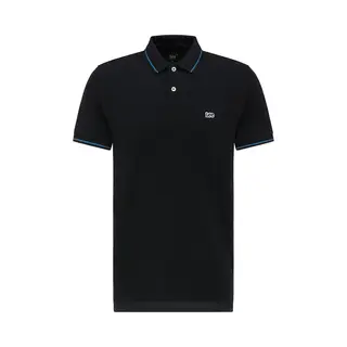 Lee Regular Pique Polo Black Größe 5XL