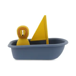 Trixie Badspeelgoed Zeilboot - Mr. Lion – Siliconen Bad Speelgoed – Drijvend Speelgoed Voor Peuters – Vanaf 12 Maanden