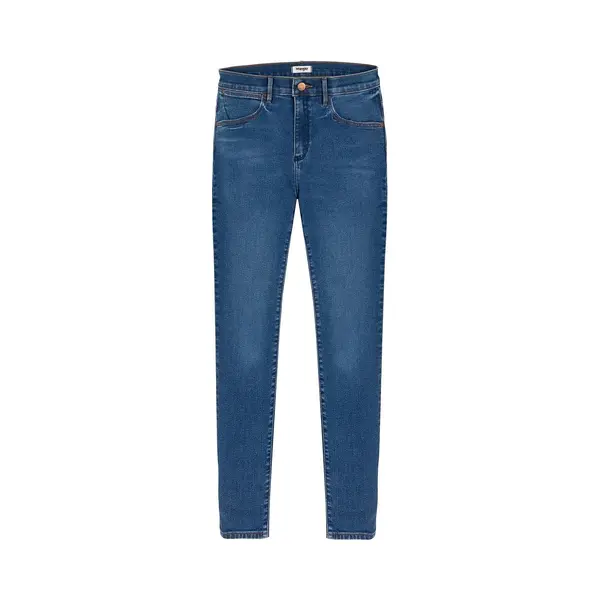Wrangler, Vrouwen, Jeans, High Rise Skinny, Blauw, (31) thumbnail
